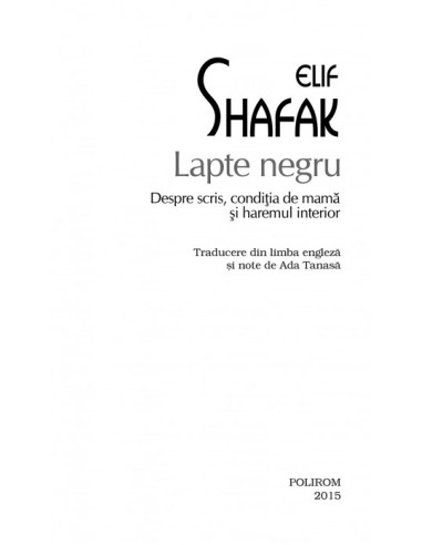 Lapte negru Lapte negru