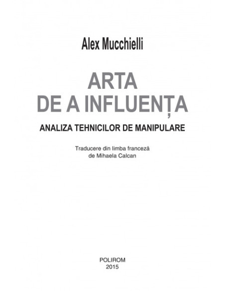 Arta de a influenţa