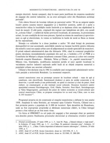 Ferestre spre furnalul roșu. Urbanism...