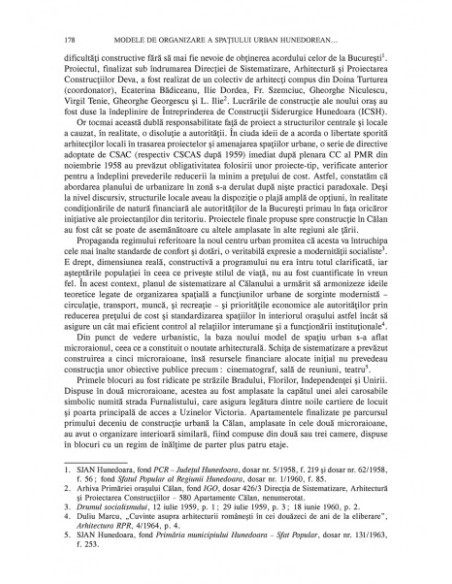 Ferestre spre furnalul roșu. Urbanism și cotidian în Hunedoara și Călan (1945-1968)