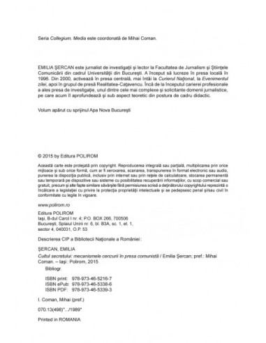 Cultul secretului. Mecanismele...