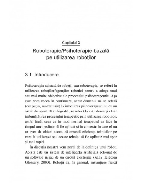 Psihologie și tehnologie. Fundamente de roboterapie și psihoterapie prin realitate virtuală