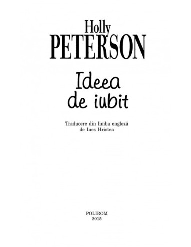 Ideea de iubit Ideea de iubit