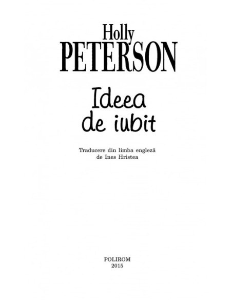 Ideea de iubit
