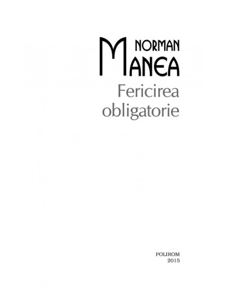 Fericirea obligatorie
