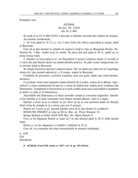 Securitatea și vânzarea evreilor. Istoria acordurilor secrete dintre România și Israel