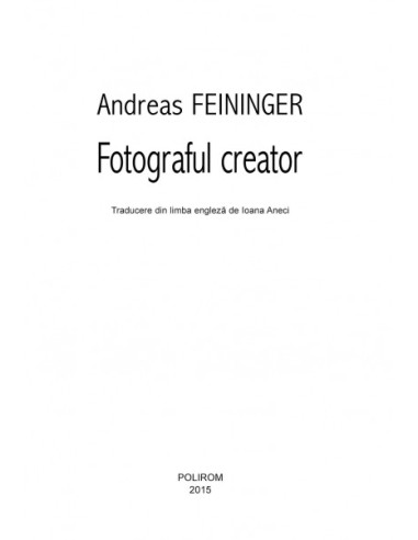 Fotograful creator