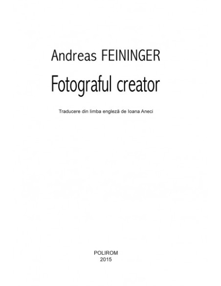 Fotograful creator