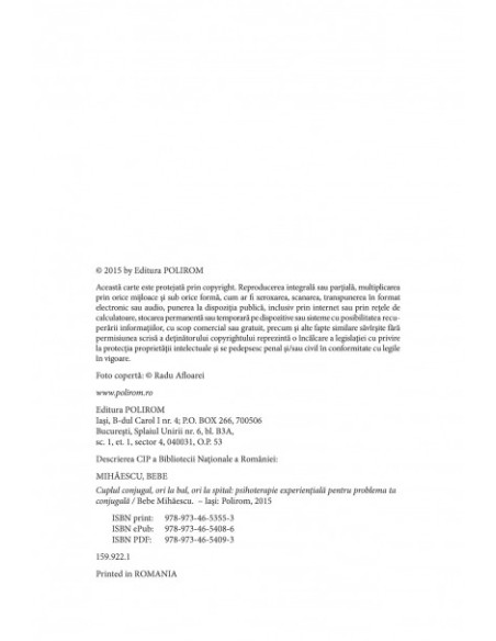 Cuplul conjugal, ori la bal, ori la spital