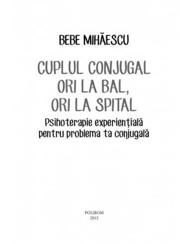 Cuplul conjugal, ori la bal, ori la...