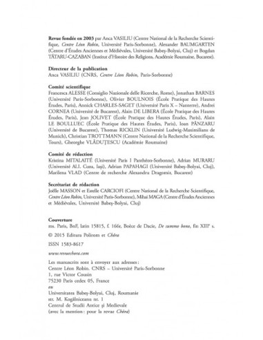 Chora. Revistă de studii antice şi...