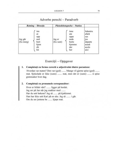Velkommen! Manual de conversație în limba norvegiană