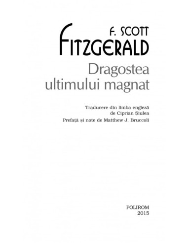 Dragostea ultimului magnat