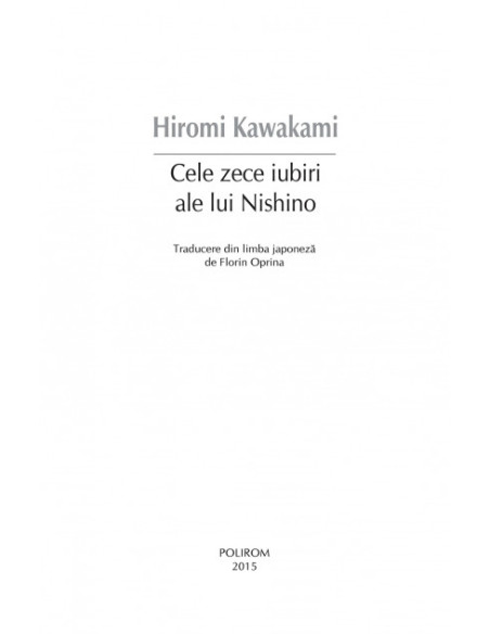 Cele zece iubiri ale lui Nishino