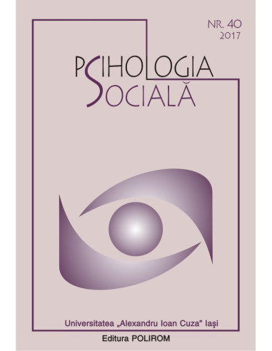 Psihologia Socială. Nr. 40 (II)/2017