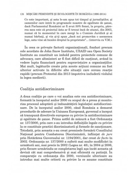 Mișcări feministe și ecologiste în România (1990-2014)