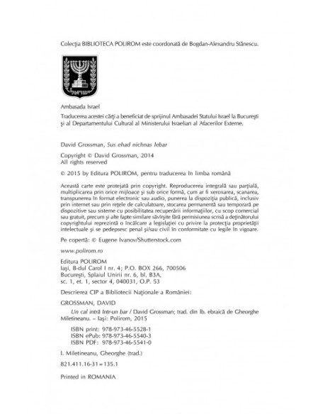 Un cal intră într-un bar