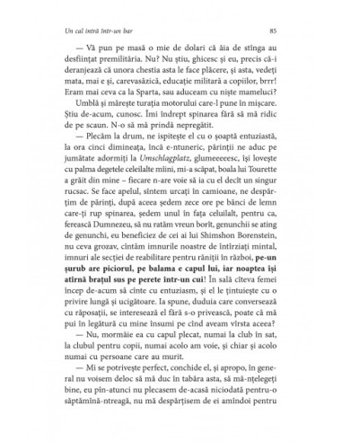 Un cal intră într-un bar