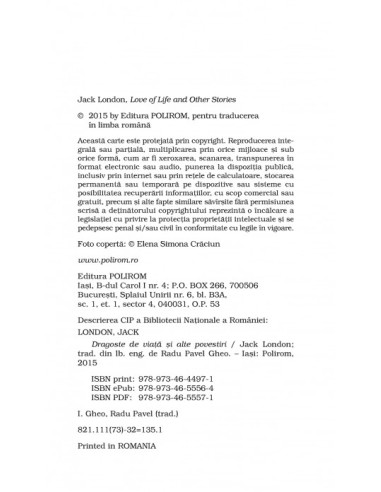 Dragoste de viață și alte povestiri 