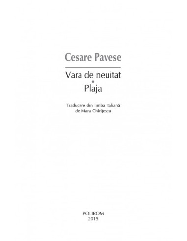 Vara de neuitat • Plaja Vara de neuitat • Plaja