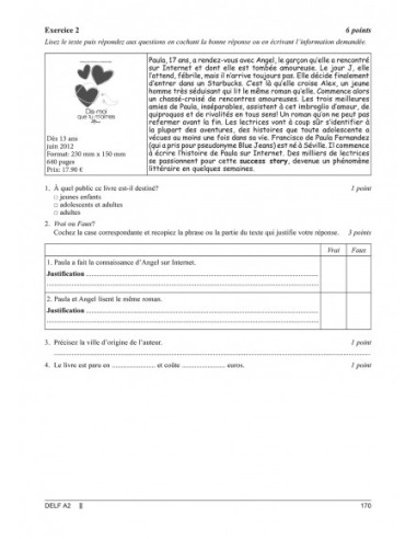 Teste DELF/DALF. Nivelurile A1, A2,...
