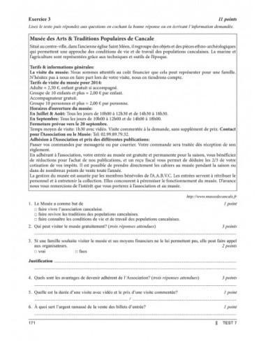 Teste DELF/DALF. Nivelurile A1, A2,...