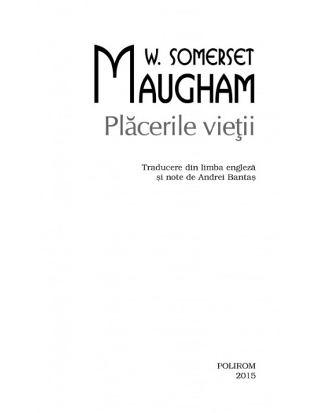 Plăcerile vieții