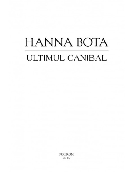 Ultimul canibal
