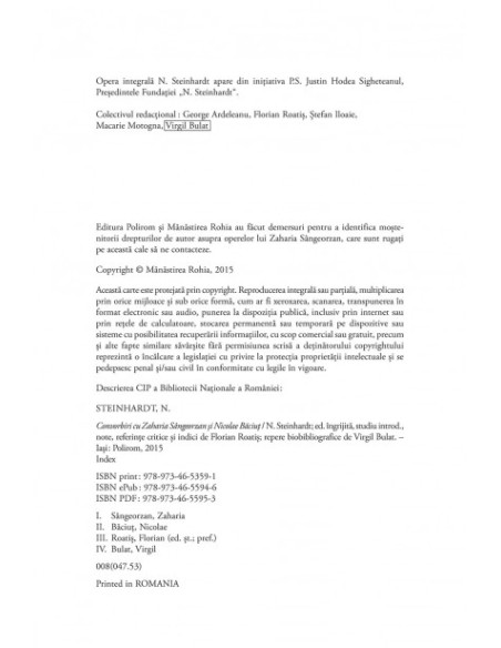 Convorbiri cu Zaharia Sângeorzan și Nicolae Băciuț