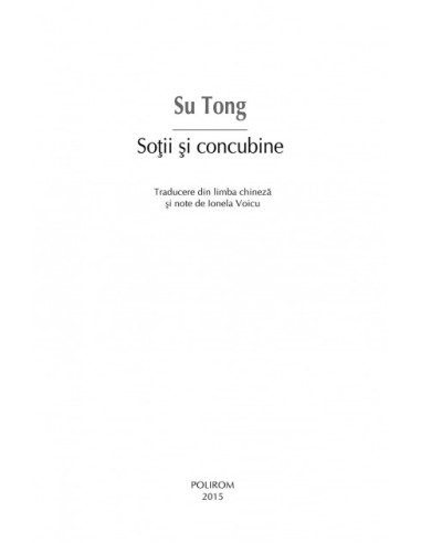 Soţii şi concubine