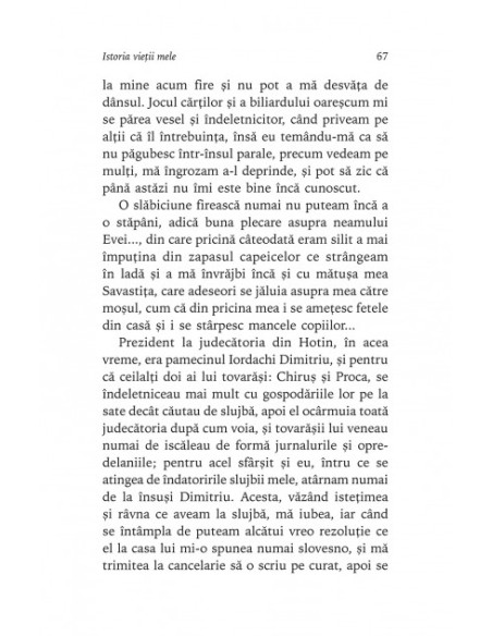 Istoria vieţii mele