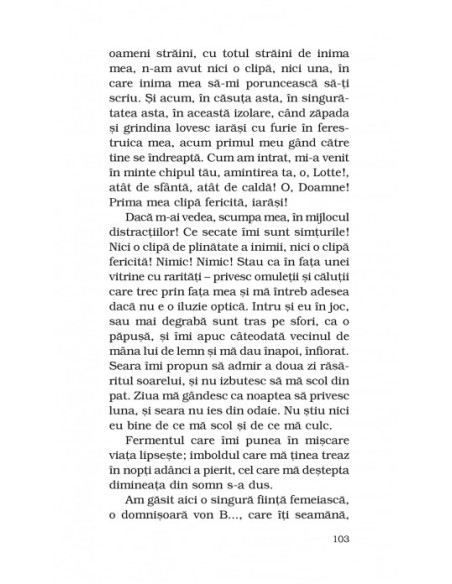 Suferinţele tânărului Werther