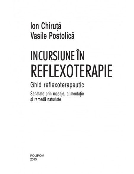 Incursiune în reflexoterapie