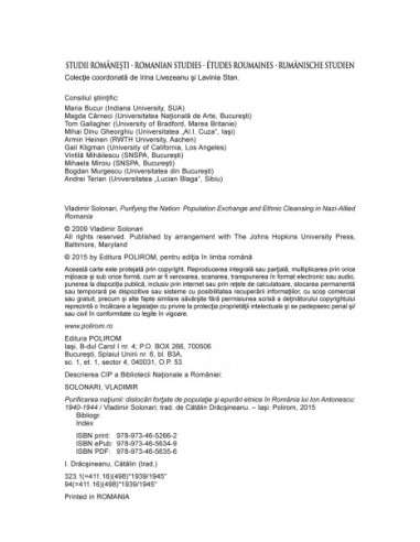 Purificarea națiunii. Dislocări...