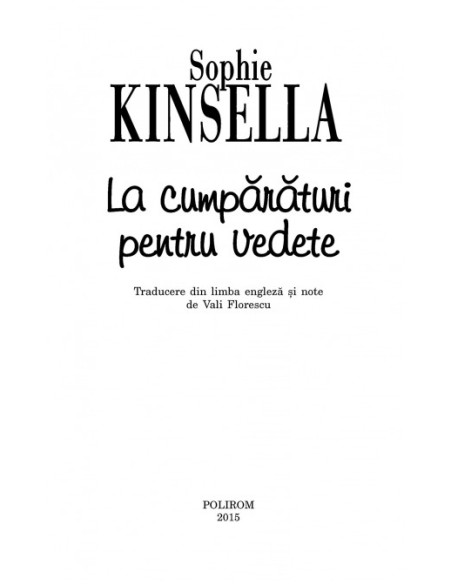 La cumpărături pentru vedete