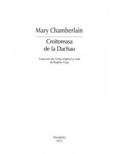 Croitoreasa de la Dachau