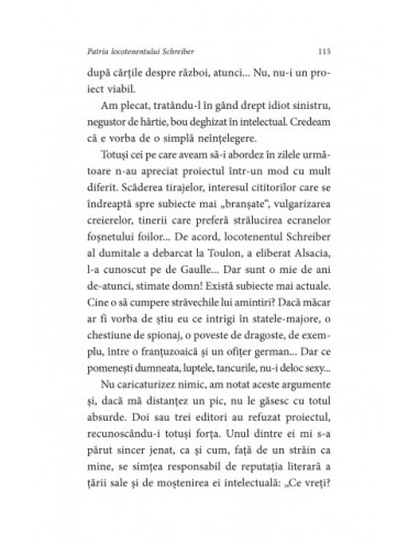 Patria locotenentului Schreiber Patria locotenentului Schreiber