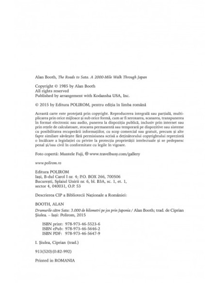 Drumurile către Sata. 3.000 de kilometri pe jos prin Japonia