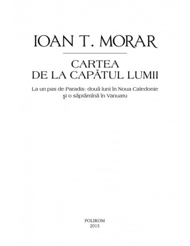 Cartea de la capătul lumii. La un pas...