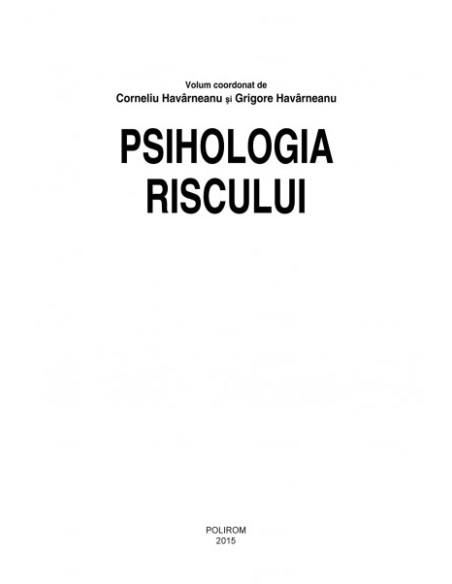 Psihologia riscului