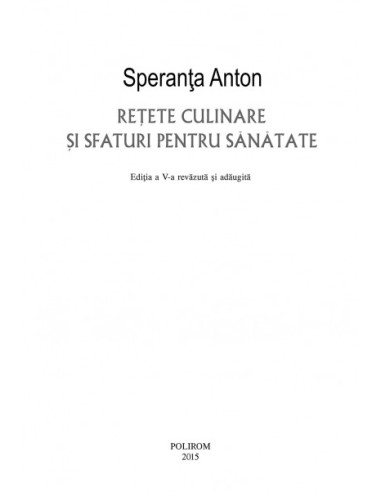 Reţete culinare şi sfaturi pentru... Reţete culinare şi sfaturi pentru...