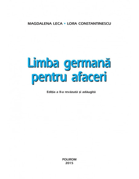 Limba germană pentru afaceri