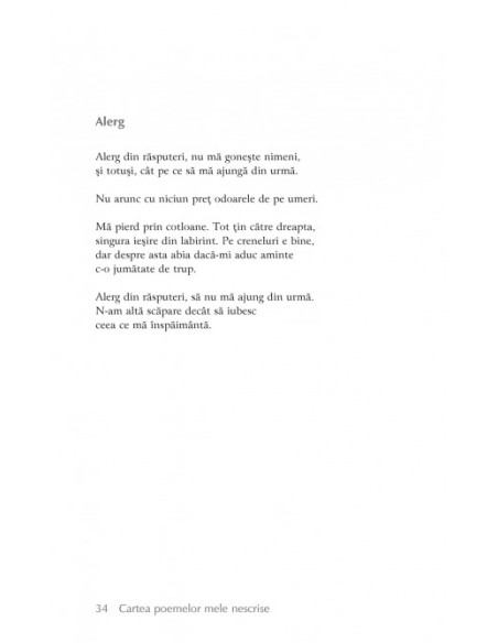 Cartea poemelor mele nescrise