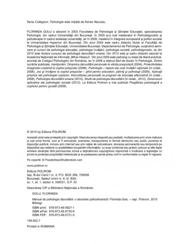 Manual de psihologia dezvoltării