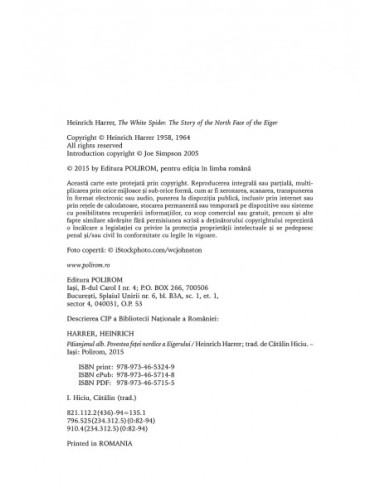 Păianjenul alb. Povestea feţei...