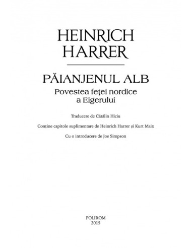 Păianjenul alb. Povestea feţei...