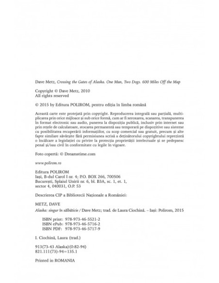 Alaska. Singur în sălbăticie