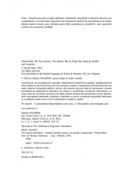 Tao pentru detoxifiere