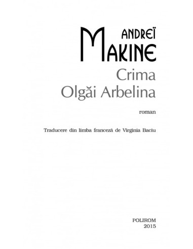 Crima Olgăi Arbelina