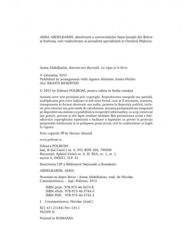 Povestește-mi despre Beirut